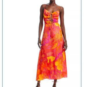 FARM Rio Summer Garden Midi Dress